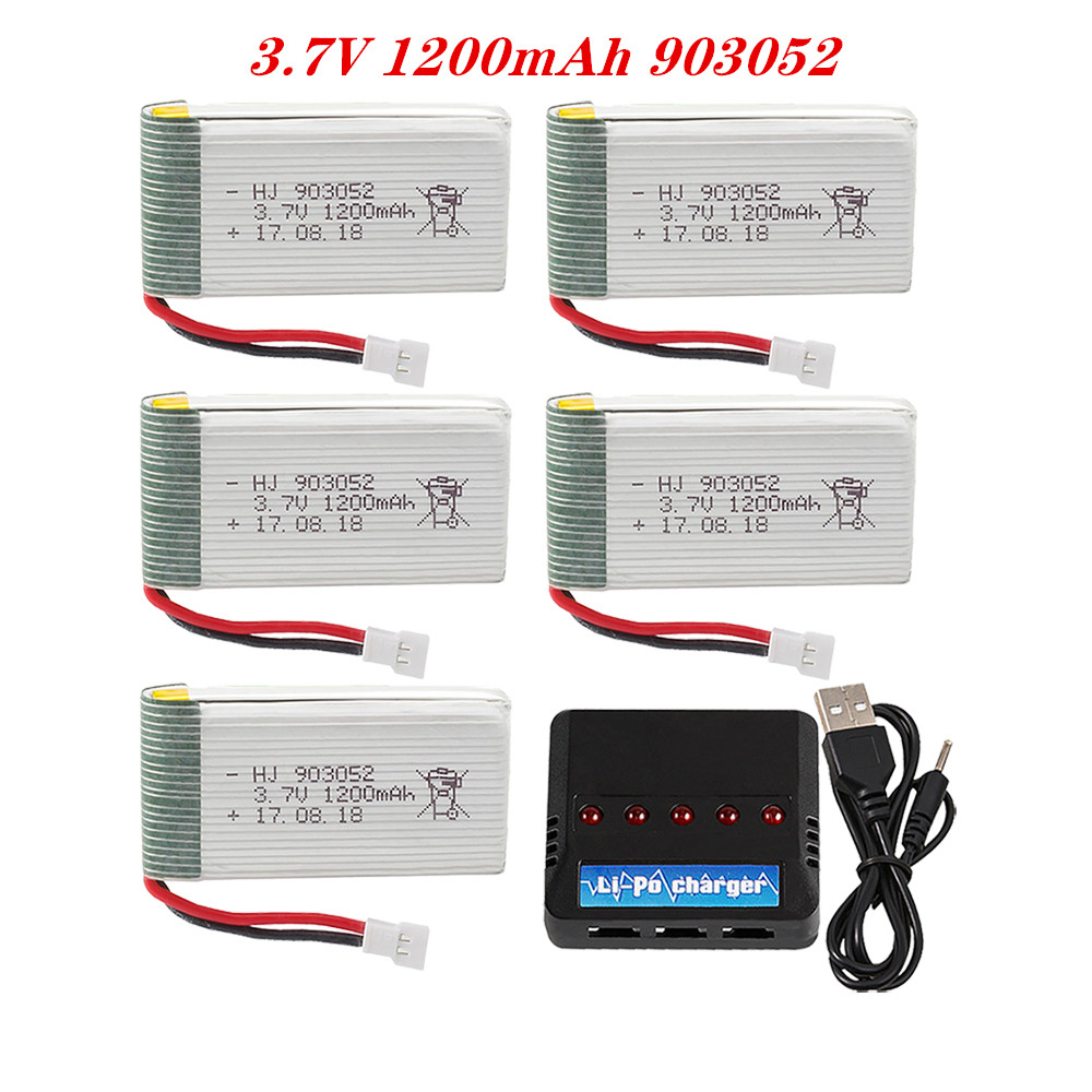 Drone Rc Kit - 3.7V 1200mah 903052 Lipo Battery Charger