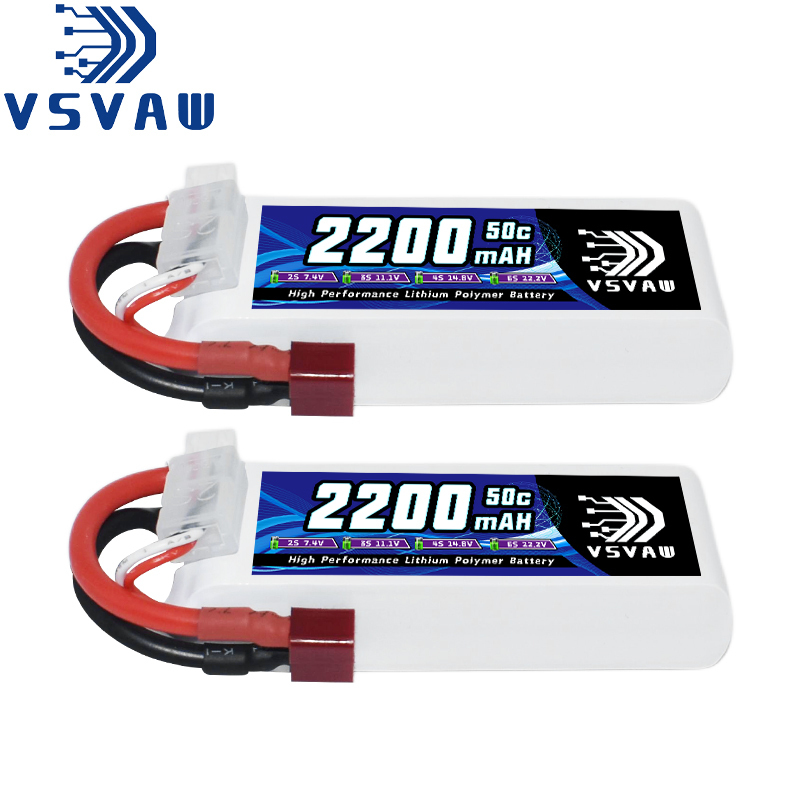 Drone Carrera Rc - VSVAW 7.4V 2200mah 2S Drone Lipo