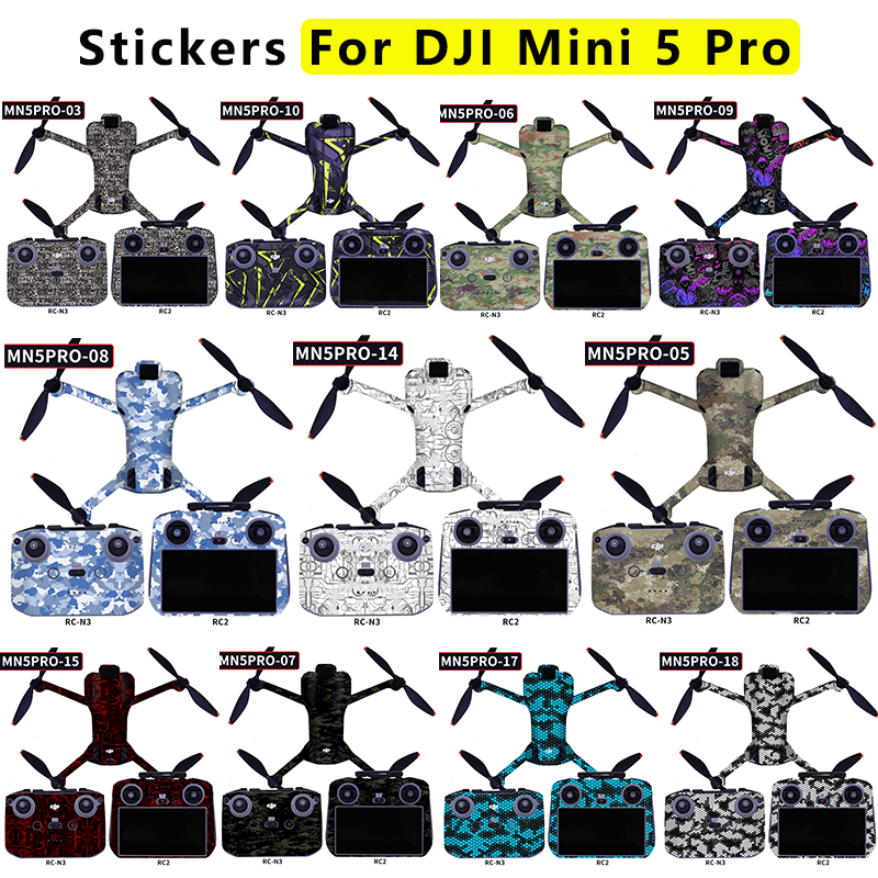 Drone Rc Ufo - For DJI Mini 5Pro Drone Stickers