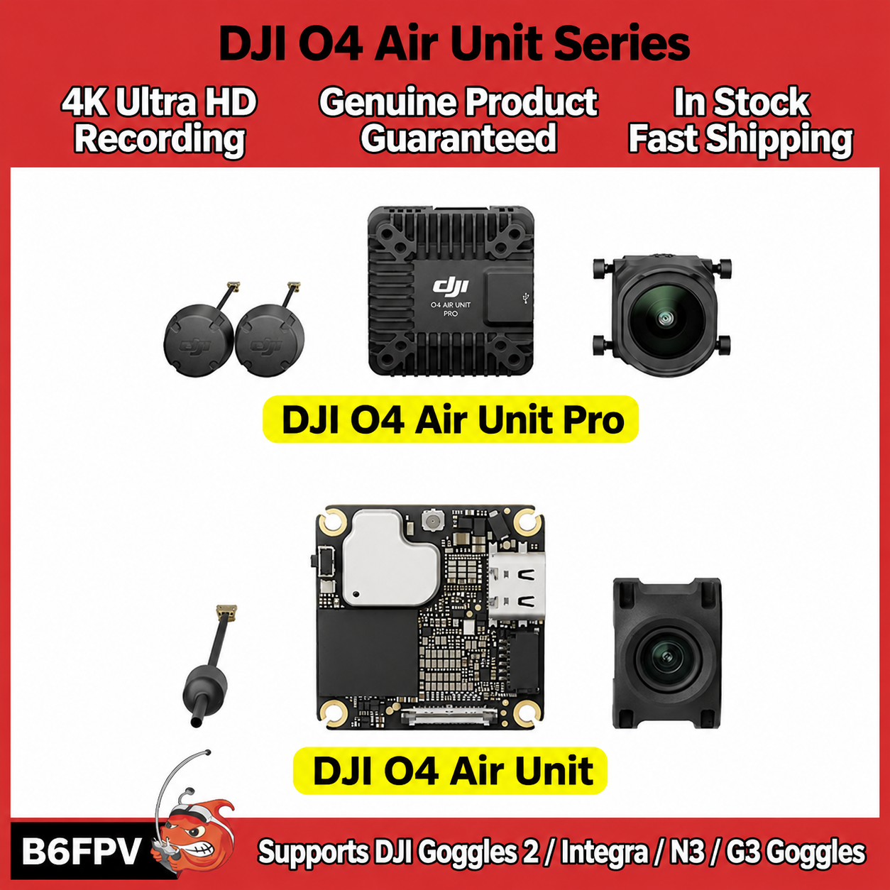 Drone With Rc Remote - DJI O4 Air Unit Series Flagship