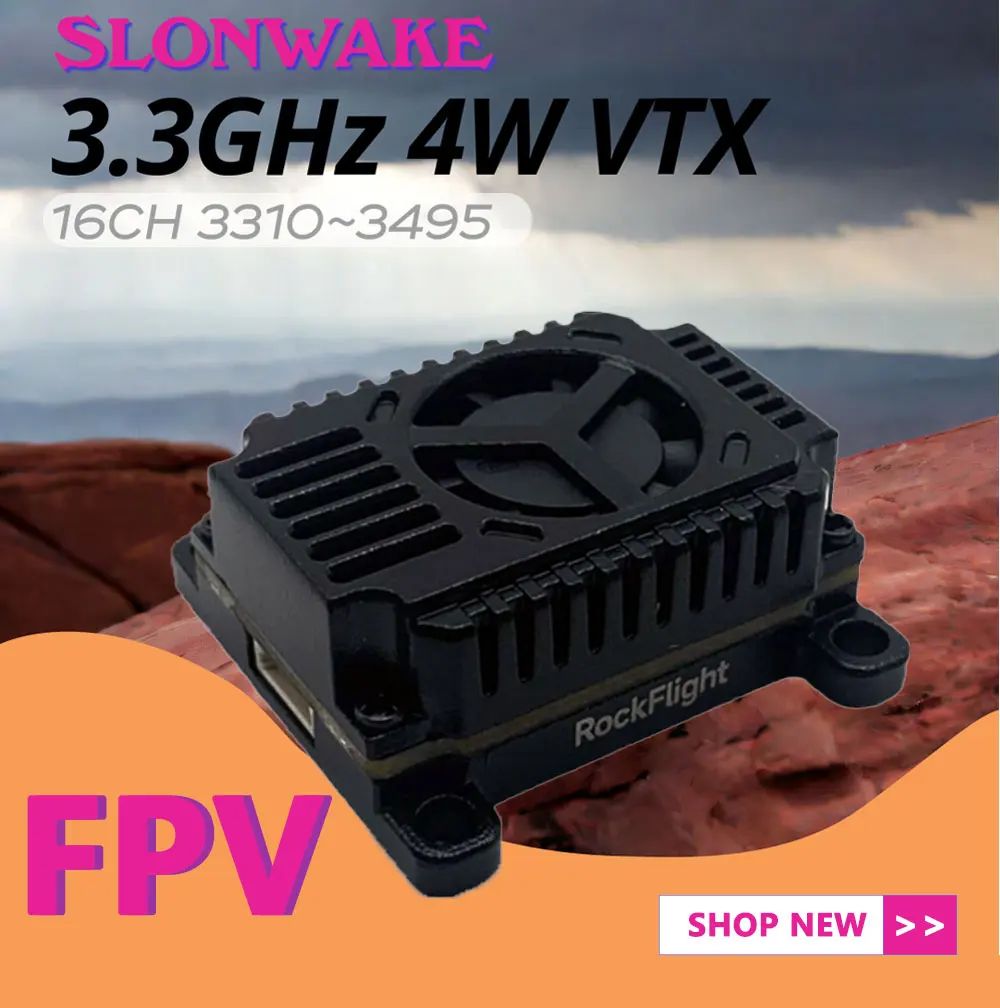 SLONWAKE FPV 3.3G 16CH 4000mW  - đánh giá và giá Drone Rc Controller