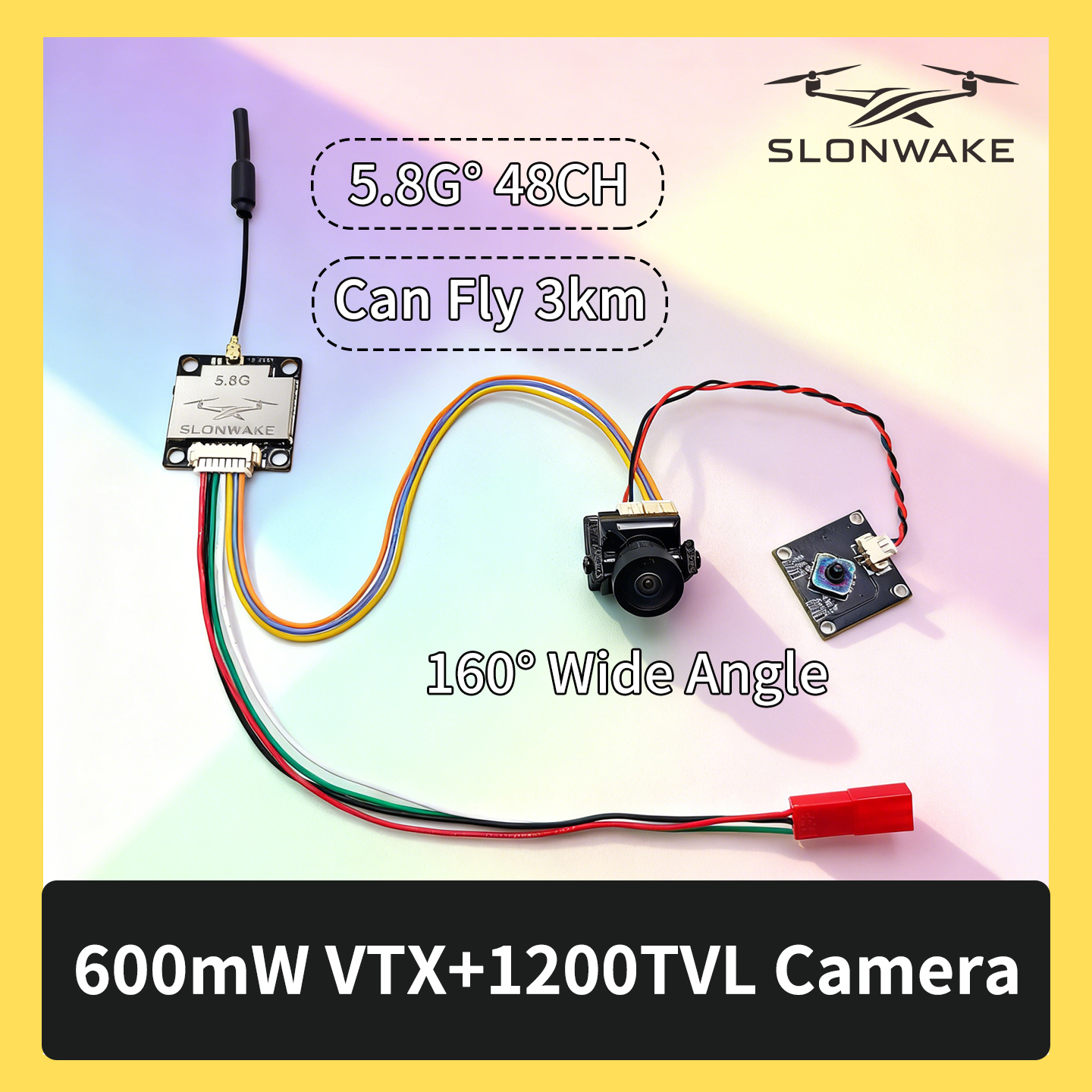 SLONWAKE 5.8G 600mW 7-24V FPV  - đánh giá và giá Drone Rc Controller