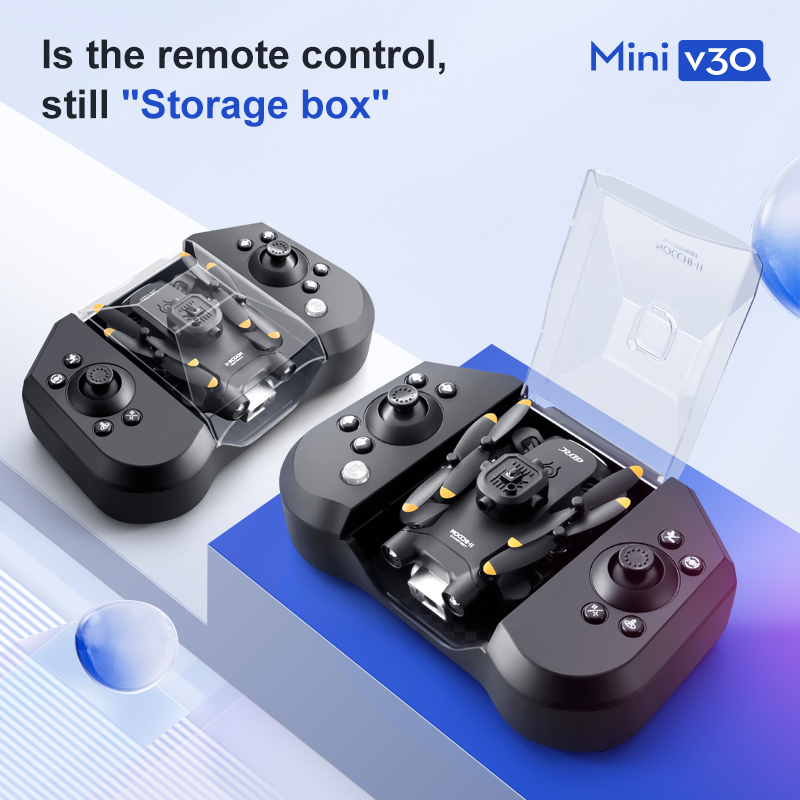 Mini V30 WiFi FPV Drone With 4 - đánh giá và giá Drone Rc Holder