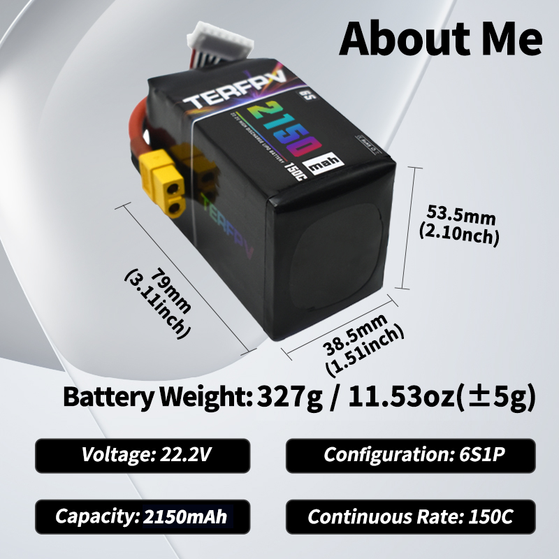 TERFPV Lipo Battery 6S 22.2V 1 - đánh giá và giá Nano Quad Fpv