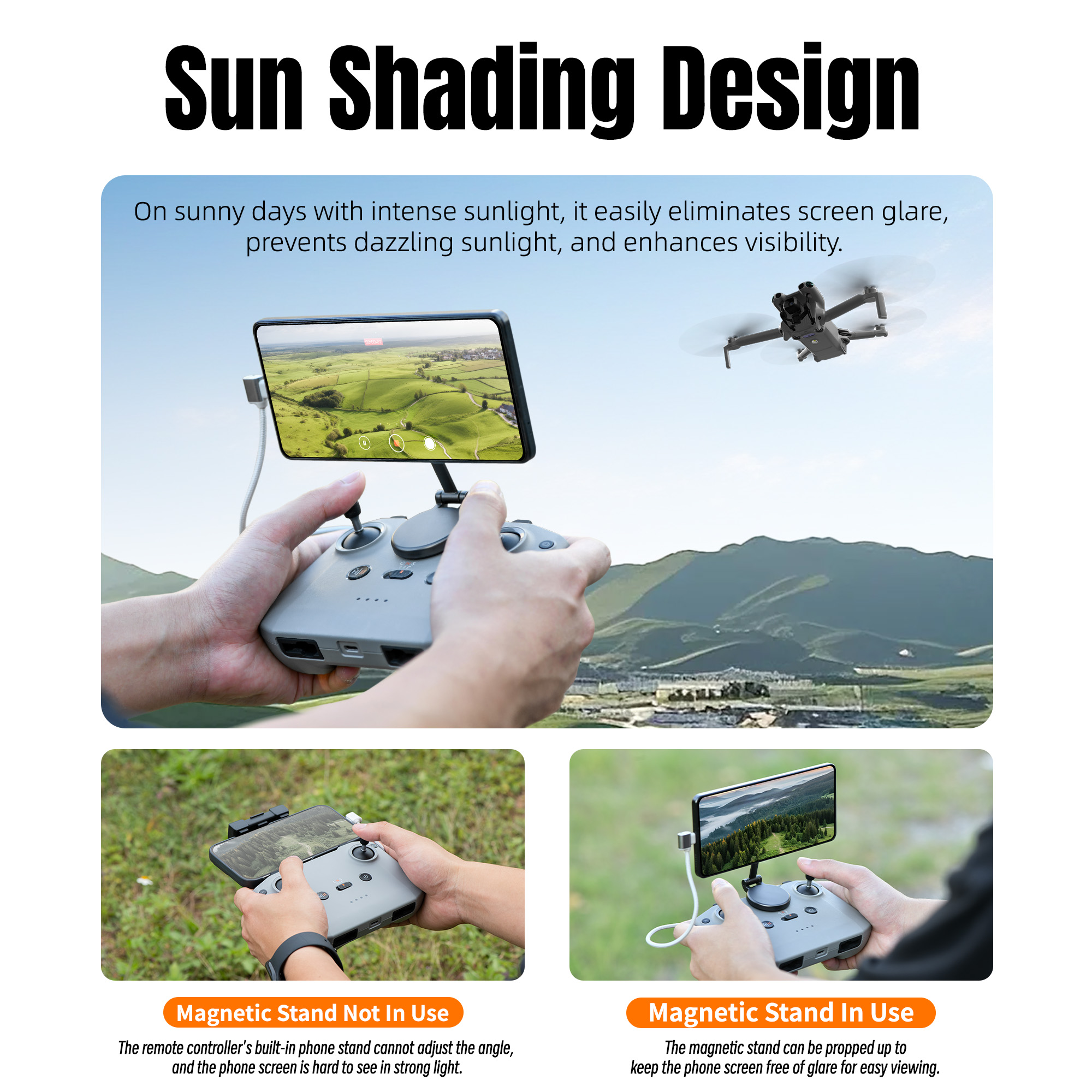 Adjustable Magnetic Phone Stan - đánh giá và giá Drone Dji Rc N2