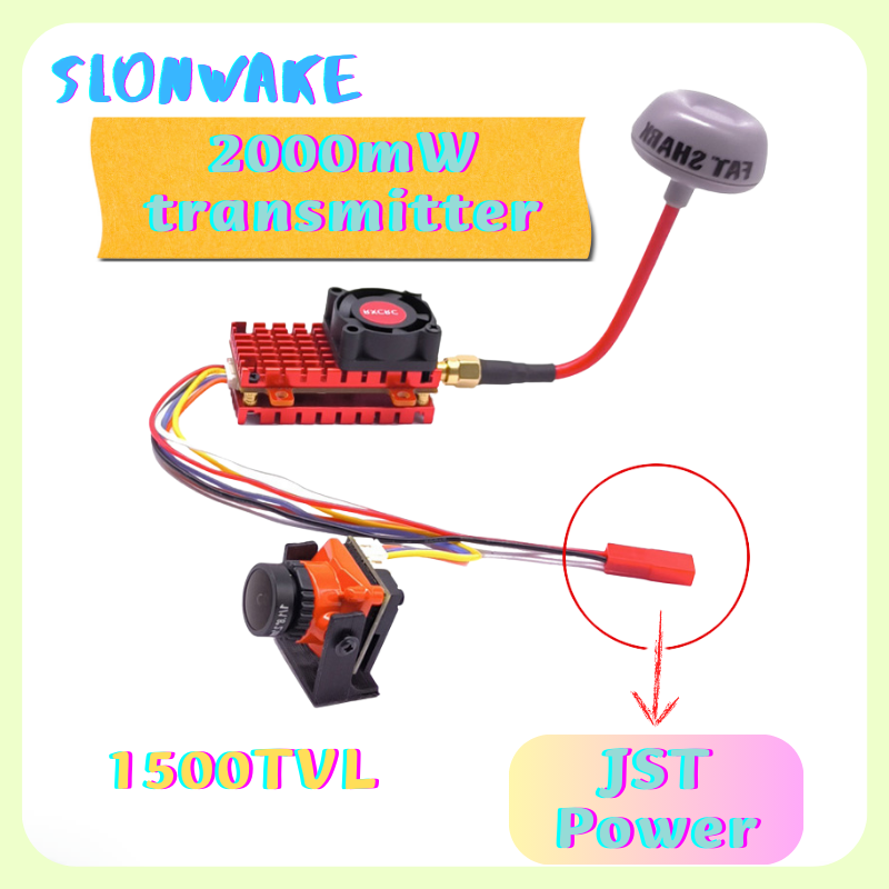 Range 5.8G 2W FPV Wireless Tra - đánh giá và giá Drone Rc Controller