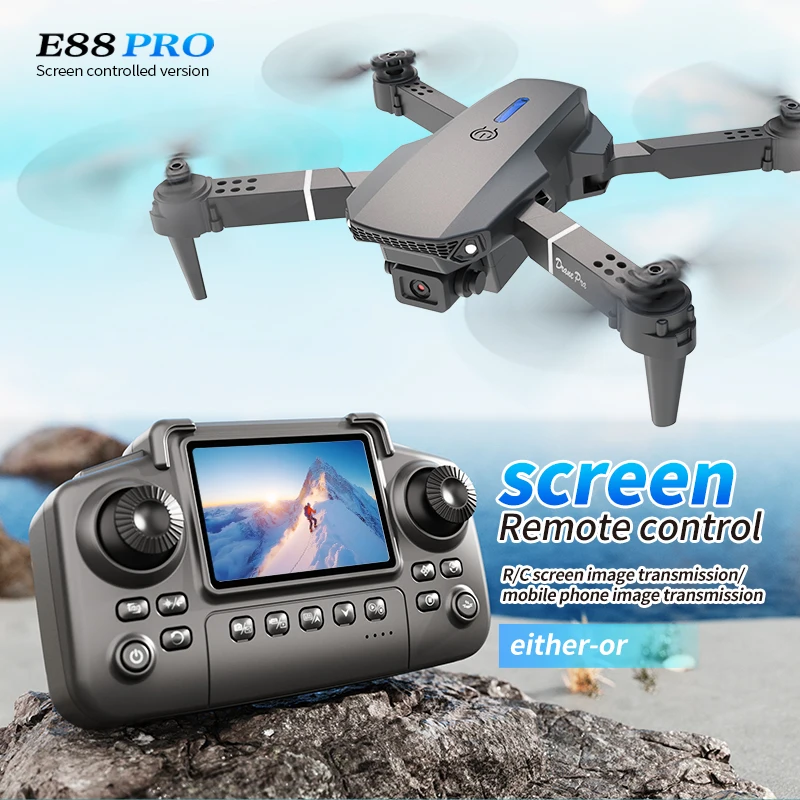 Professional E88 PRO Drone wit - đánh giá và giá Drone Rc Holder