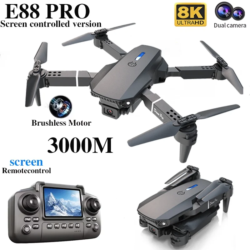 Professional E88 PRO Drone wit - đánh giá và giá Drone Rc Holder
