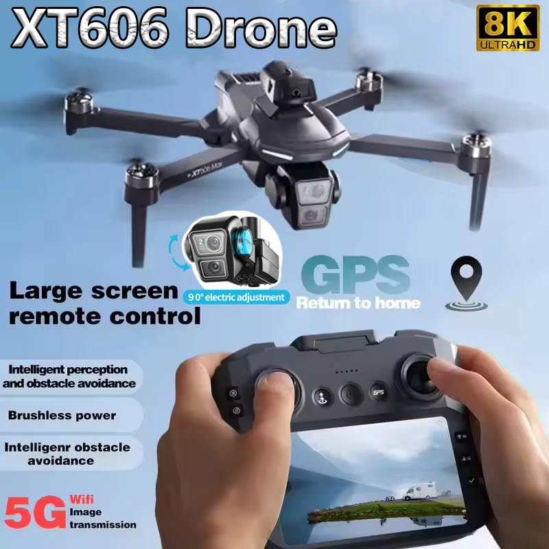 XT606 MAX GPS NEW Drone 8k Pro - đánh giá và giá Drone Top Rc