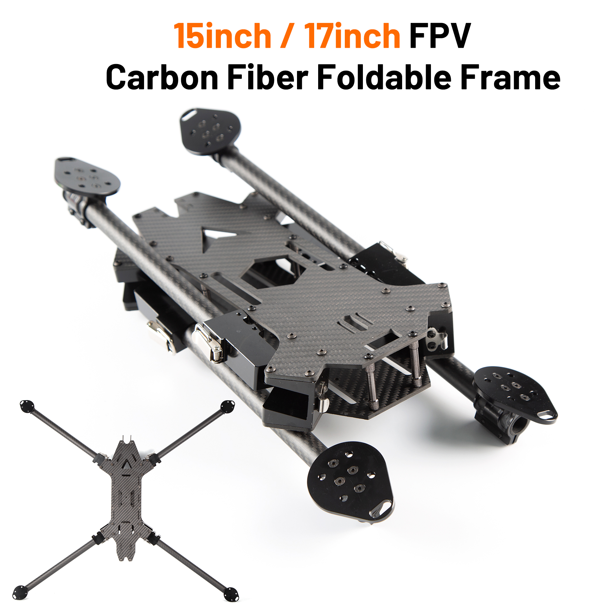 15inch /17inch FPV Carbon Fibe - đánh giá và giá Drone Rc Kit