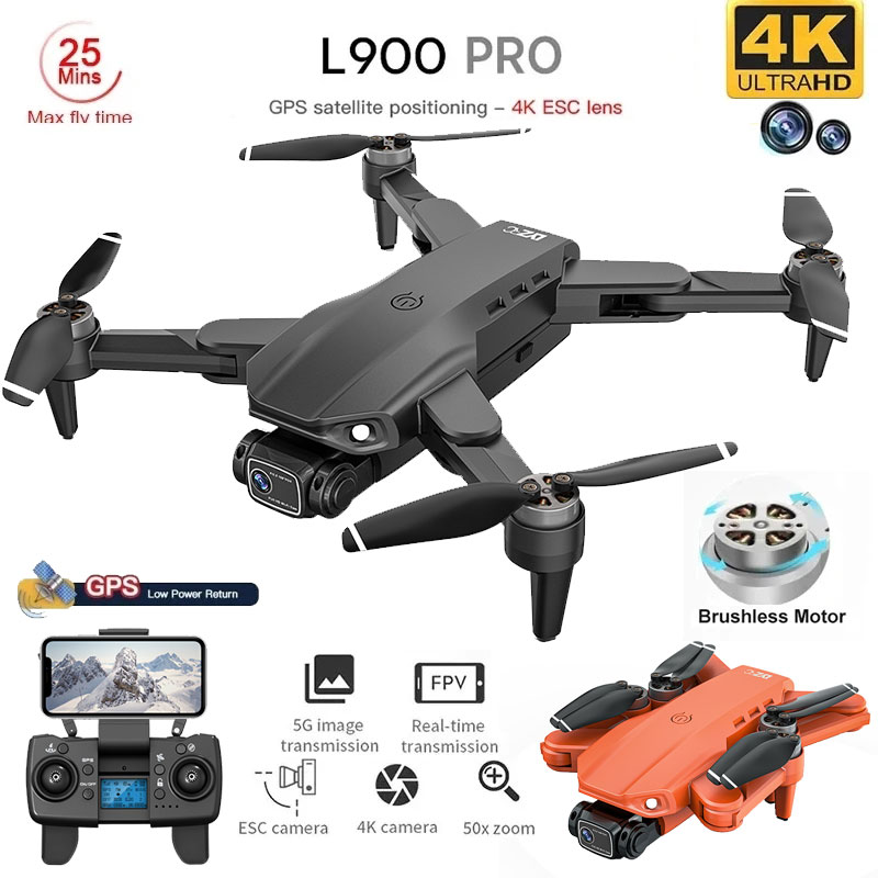 L900 Pro GPS Drone 4K Professi - đánh giá và giá Nano Quad Fpv
