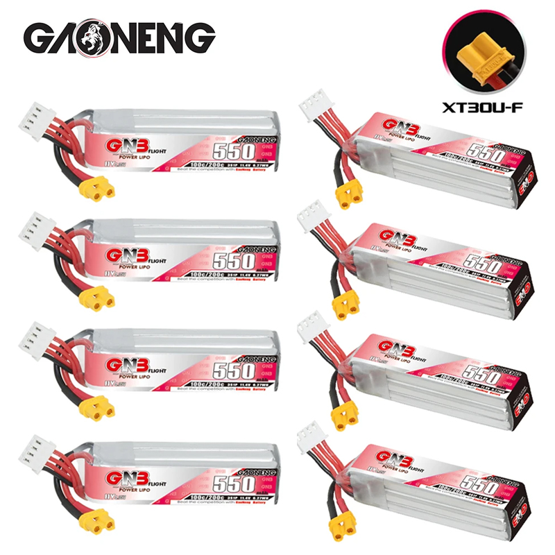 GNB HV 11.4V 550mAh 100C/200C  - đánh giá và giá Drone Carrera Rc