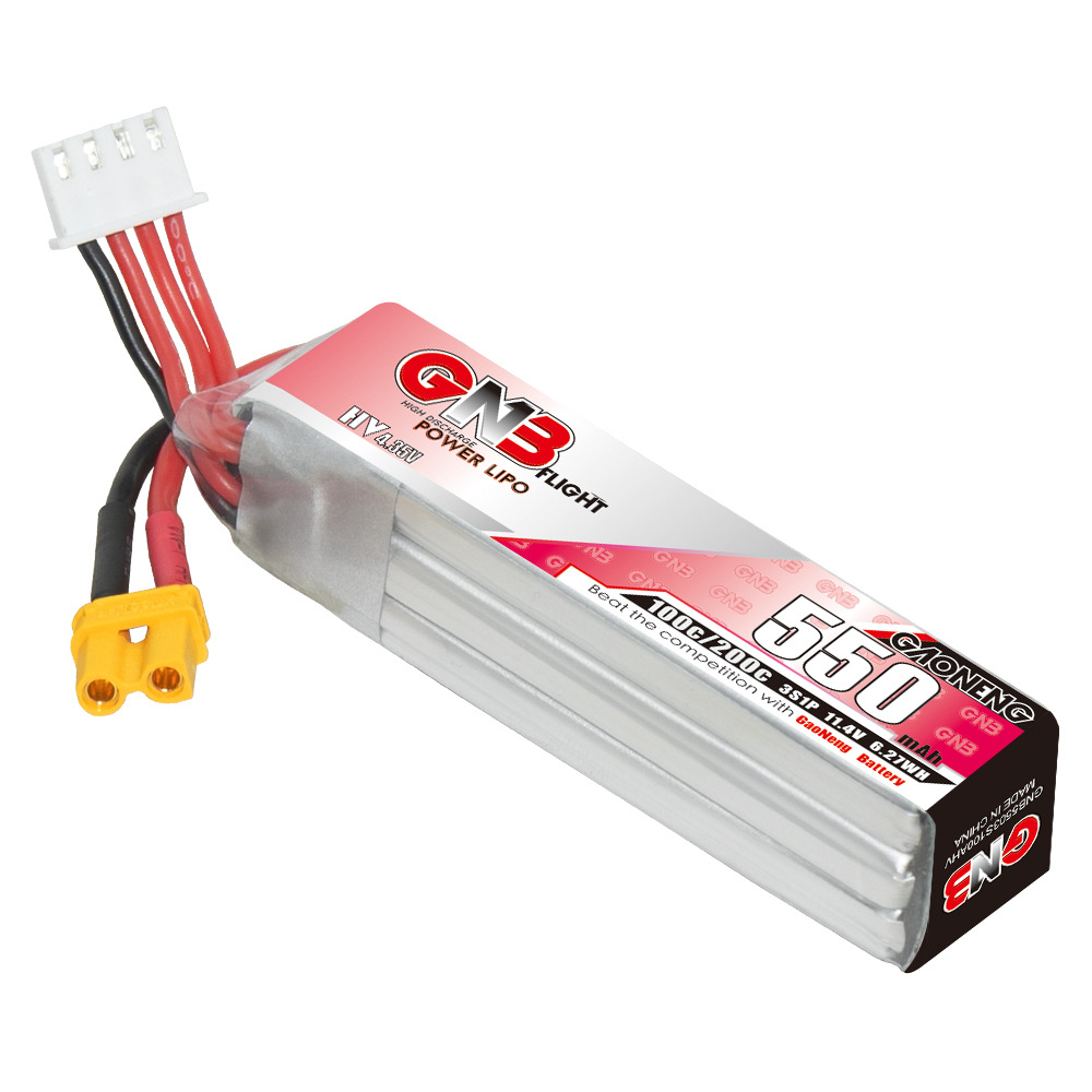 GNB HV 11.4V 550mAh 100C/200C  - đánh giá và giá Drone Carrera Rc