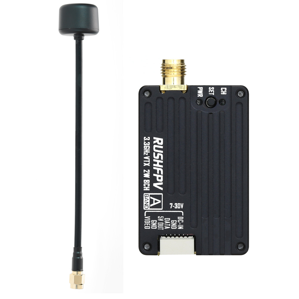 RUSHFPV 3.3G 2W VTX Transmitte - đánh giá và giá Drone Rc Controller