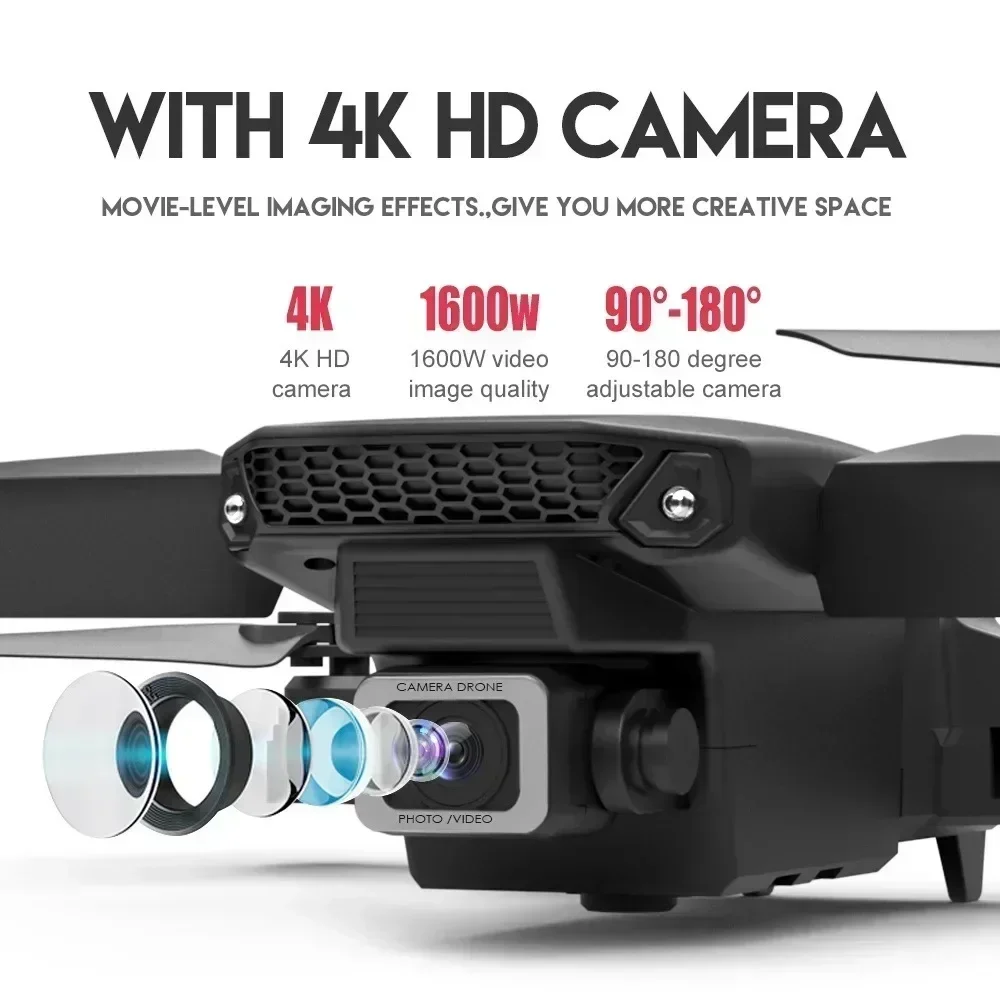 E88 Pro WIFI FPV Drone Wide An - đánh giá và giá Drone Rc Holder