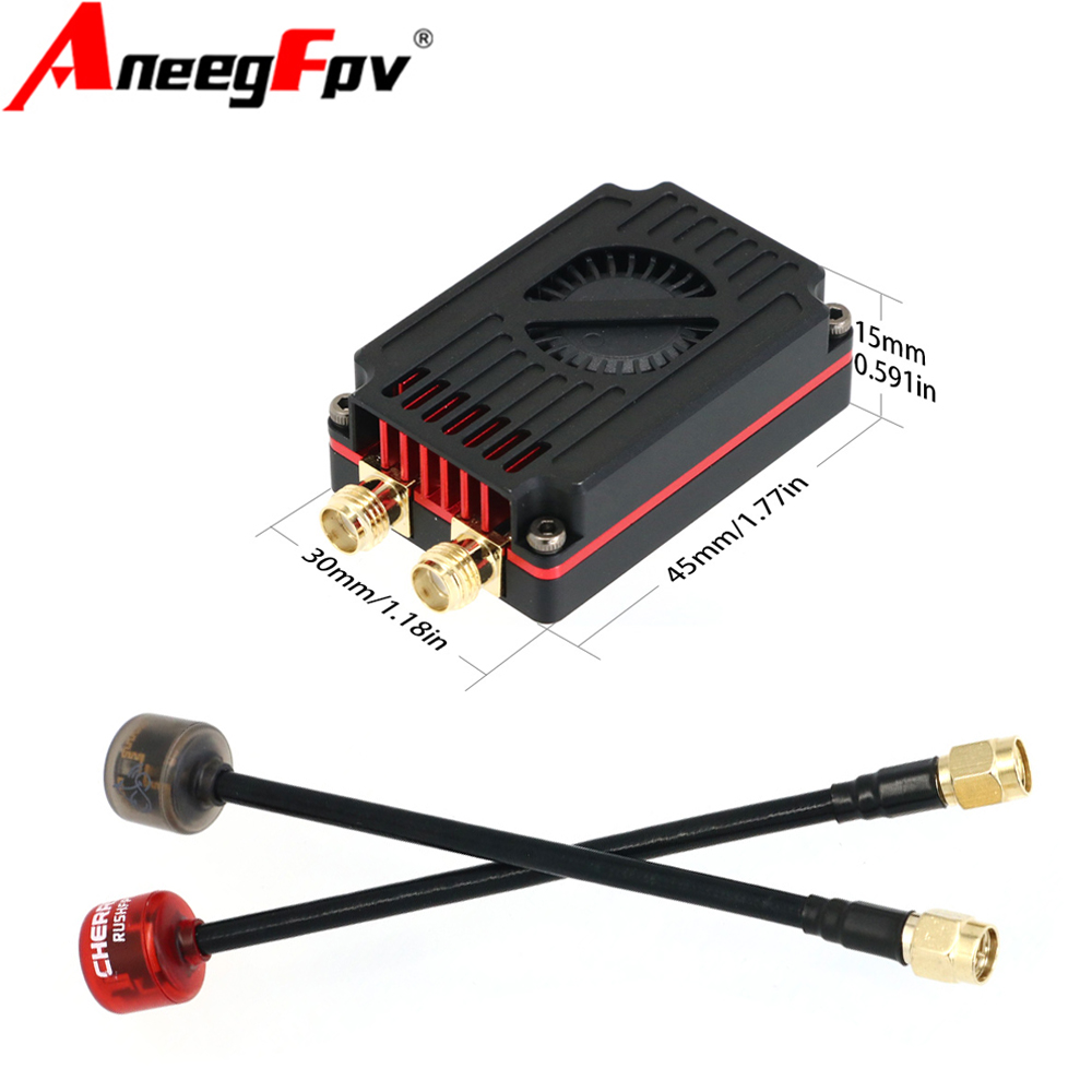 RUSHFPV 4.9G 5.8G 2.5W VTX 8+  - đánh giá và giá Drone With Rc Remote