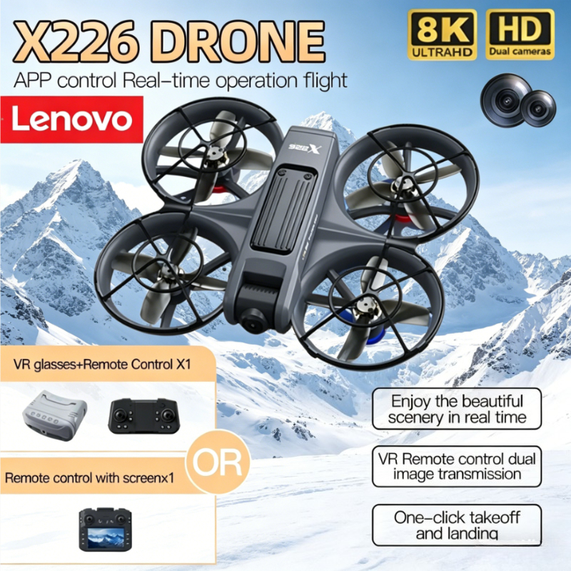 Lenovo X226/X226VR Drone 4K 8K - đánh giá và giá Drone Rc X226