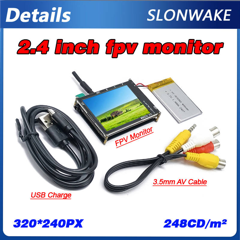 Micro 5.8G 56CH 2.4 Inch LCD 4 - đánh giá và giá Drone Rc Ufo