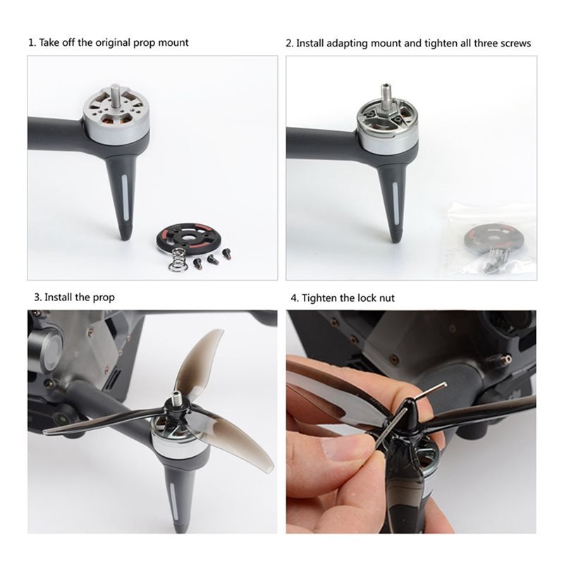 B50B-Motor Plate Adapter 4Pcs  - đánh giá và giá Drone Rc Holder