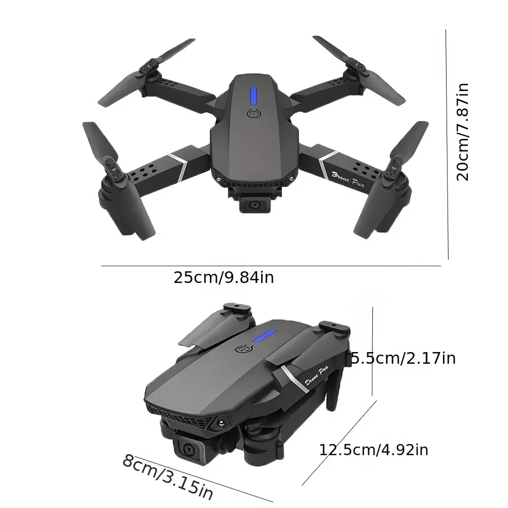 Professional Drone E88 4K Wide - đánh giá và giá Drone Top Rc