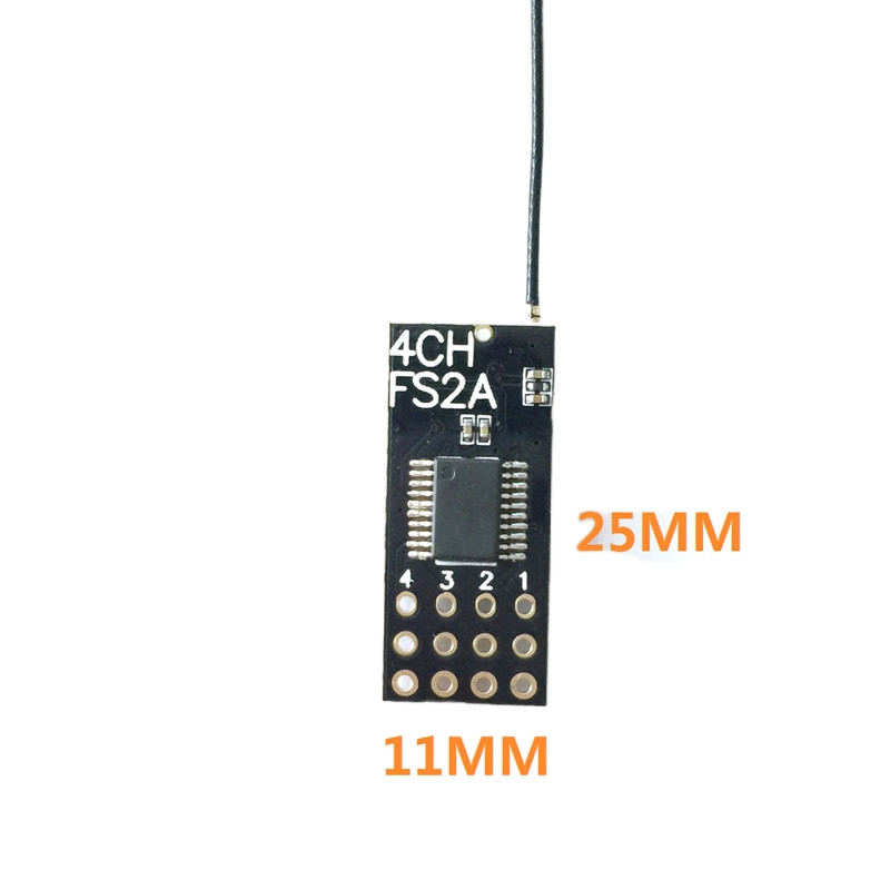 Flysky FS2A Mini Receiver 4CH  - đánh giá và giá Drone Rc Ufo