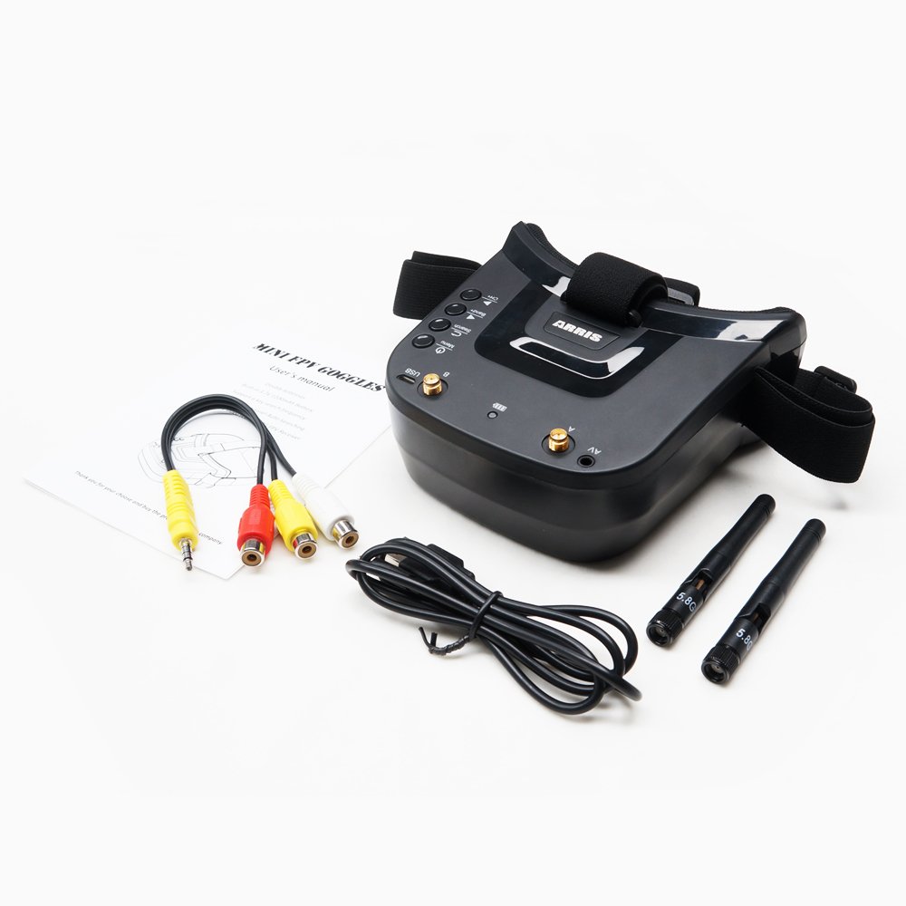 VR009 5.8G FPV Goggles 40CH 3  - đánh giá và giá Fpv Goggles Headset