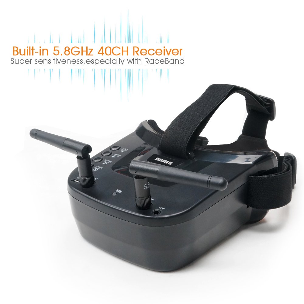 VR009 5.8G FPV Goggles 40CH 3  - đánh giá và giá Fpv Goggles Headset