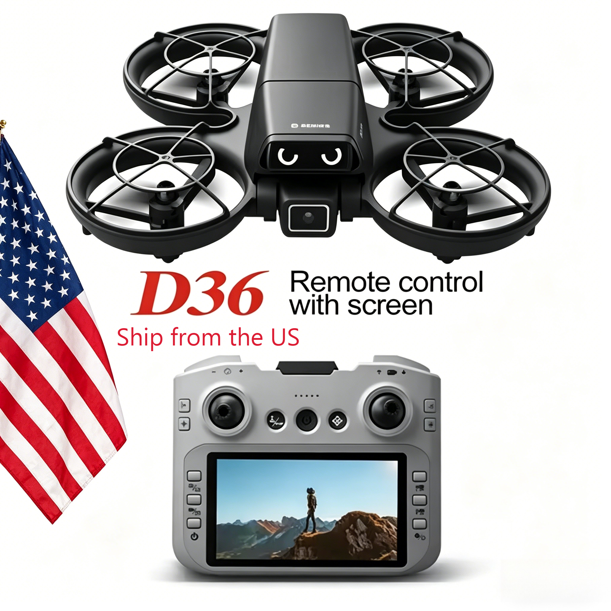 D36 Mini Drone With Screen Rem - đánh giá và giá Drone Top Rc