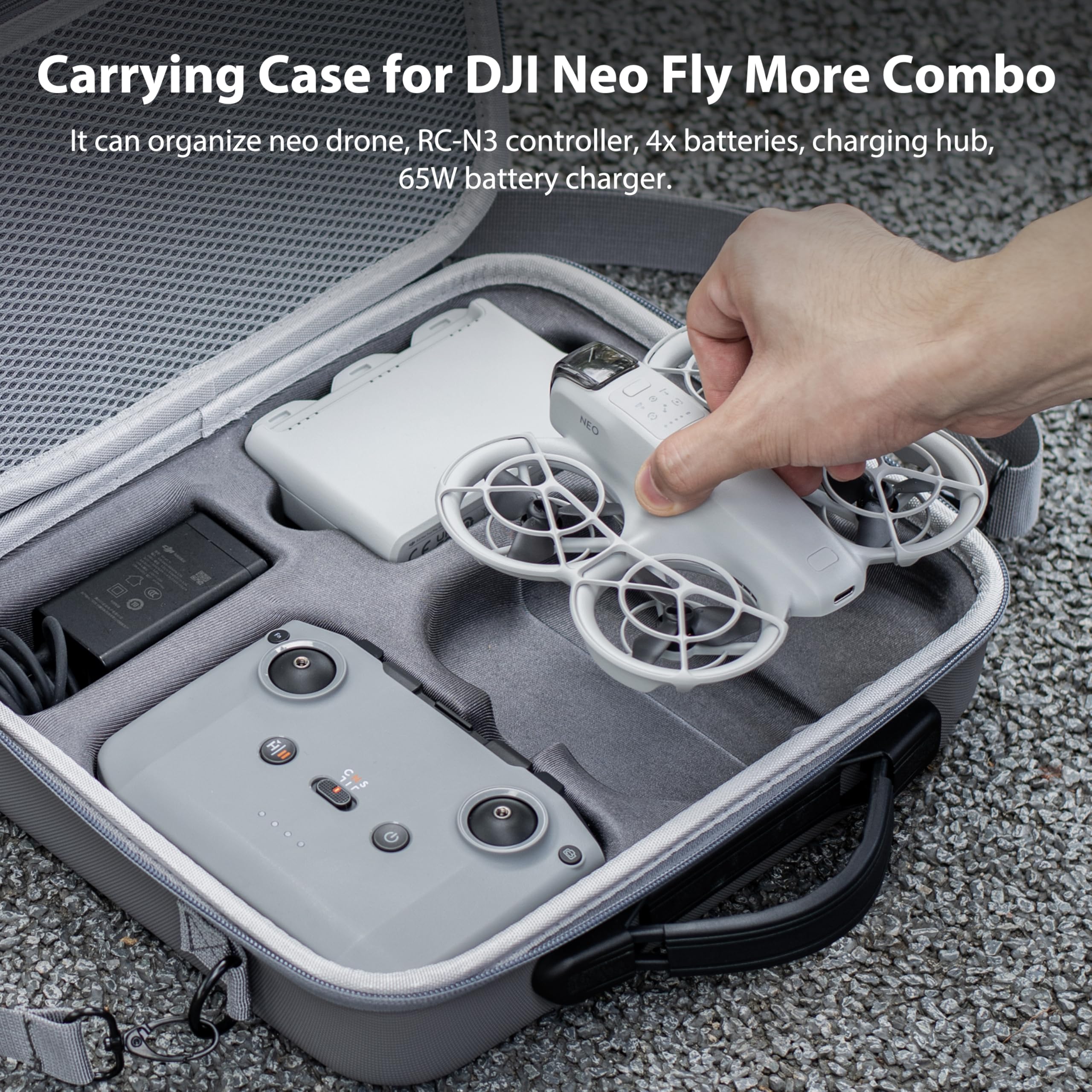 Portable PU Storage Carrying C - đánh giá và giá Drone Dji Rc N2