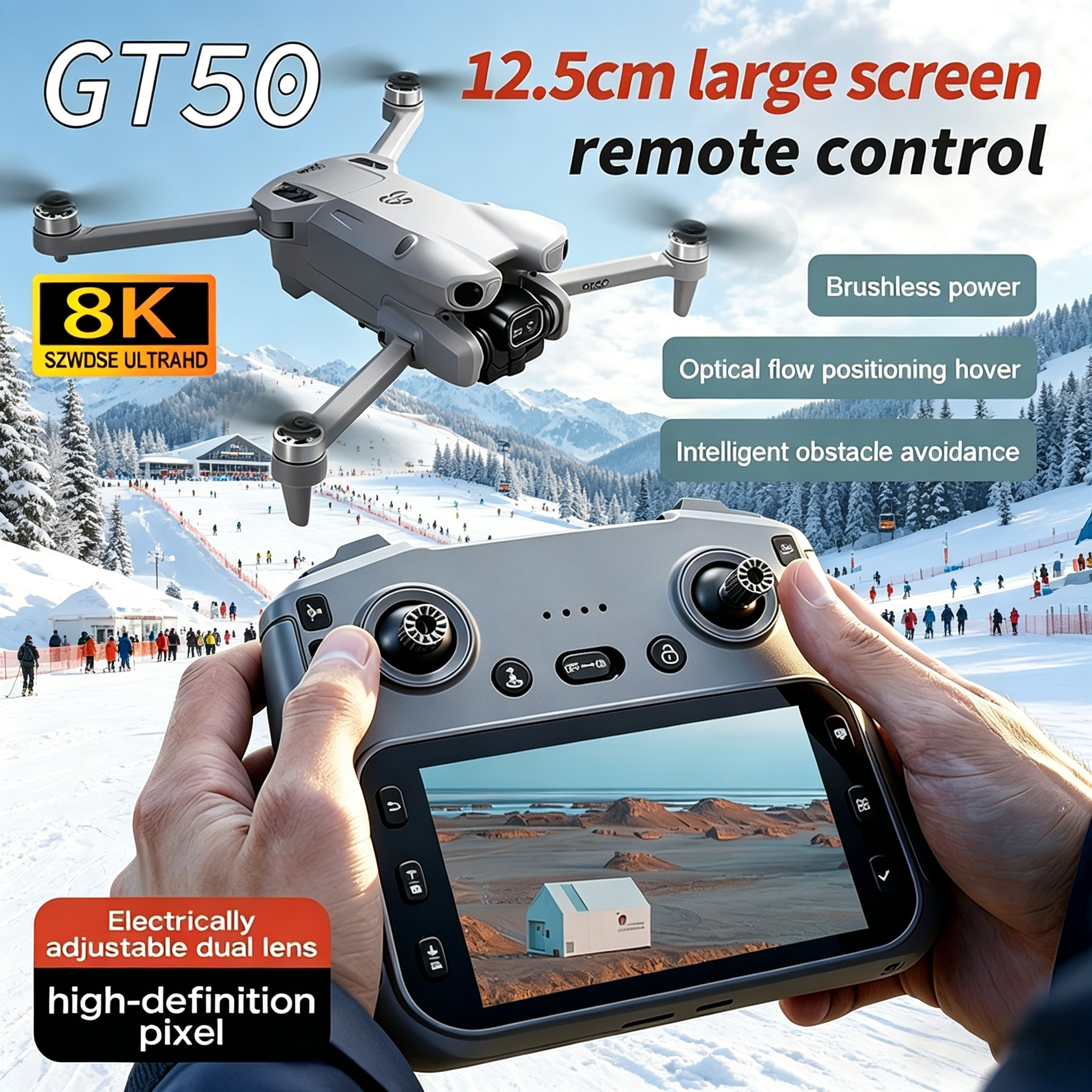 GT50 PRO MIni 5 pro RC Drone 8 - đánh giá và giá Drone Rc Ufo
