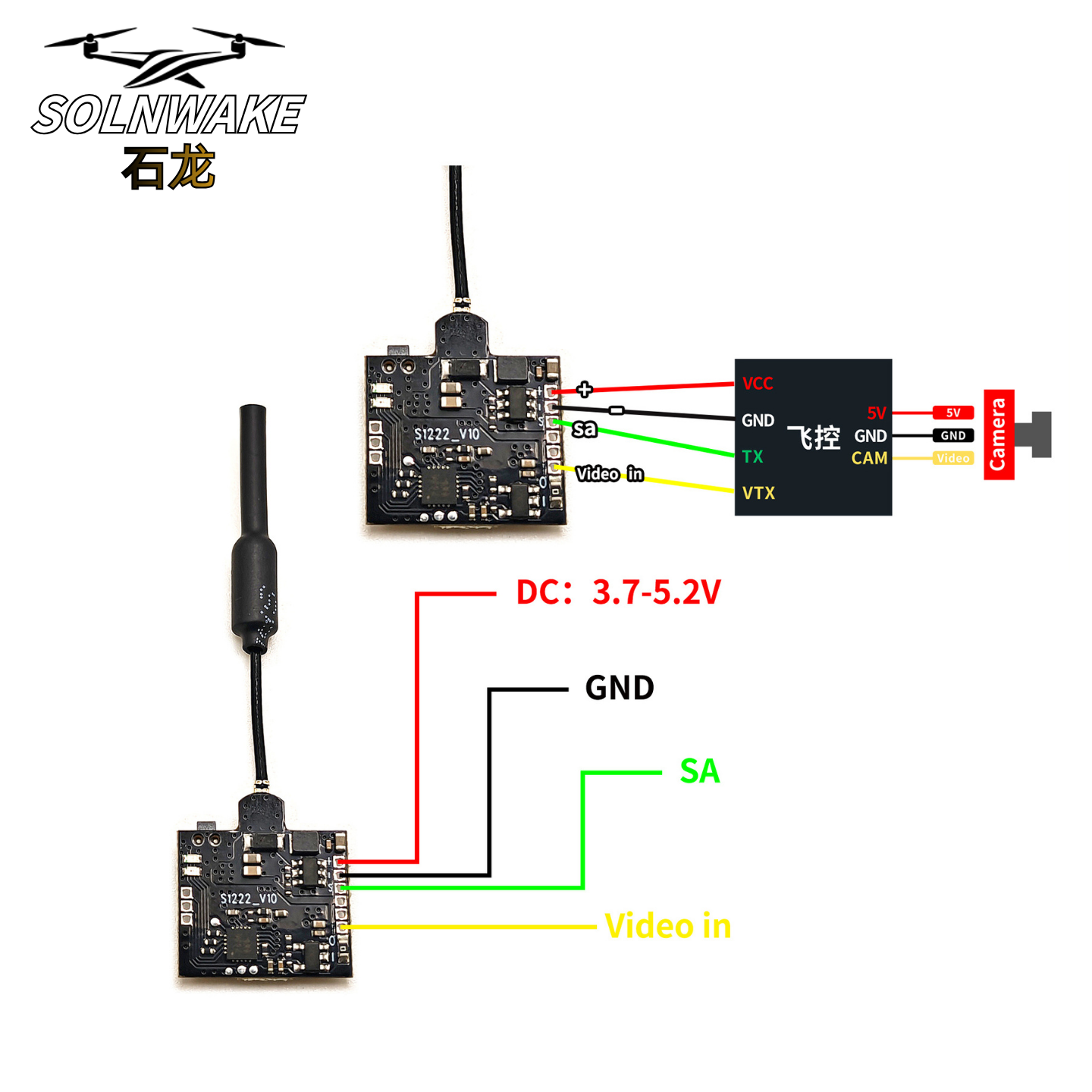 SLONWAKE Nano 5.8G 48CH 200mW  - đánh giá và giá Drone Rc Controller