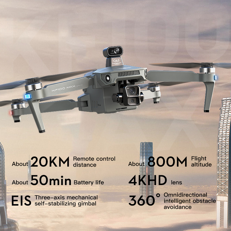 SJRC KF100 MAX 8K UHD Photo HD - đánh giá và giá Drone Sjrc