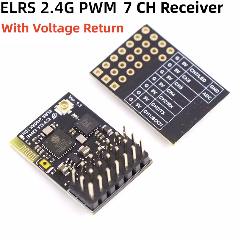 ELRS 2.4G PWM 7CH 6CH CRSF Rec - đánh giá và giá Nano Quad Fpv