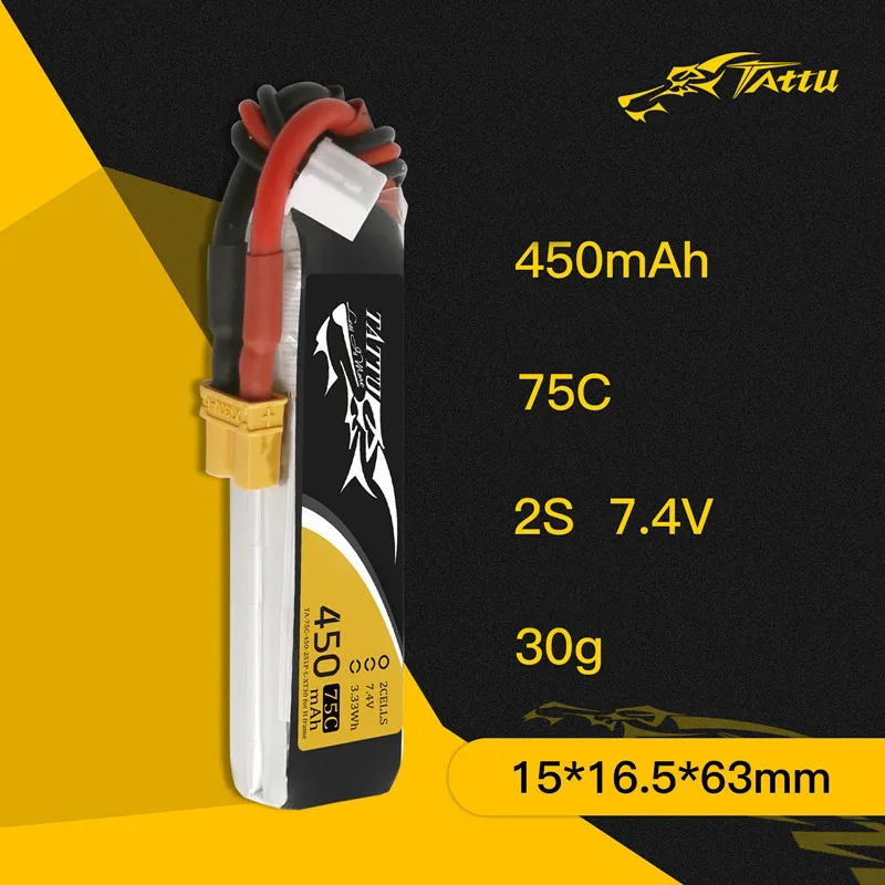 3Pcs NEW TATTU 450/500/550mAh  - đánh giá và giá Drone Carrera Rc