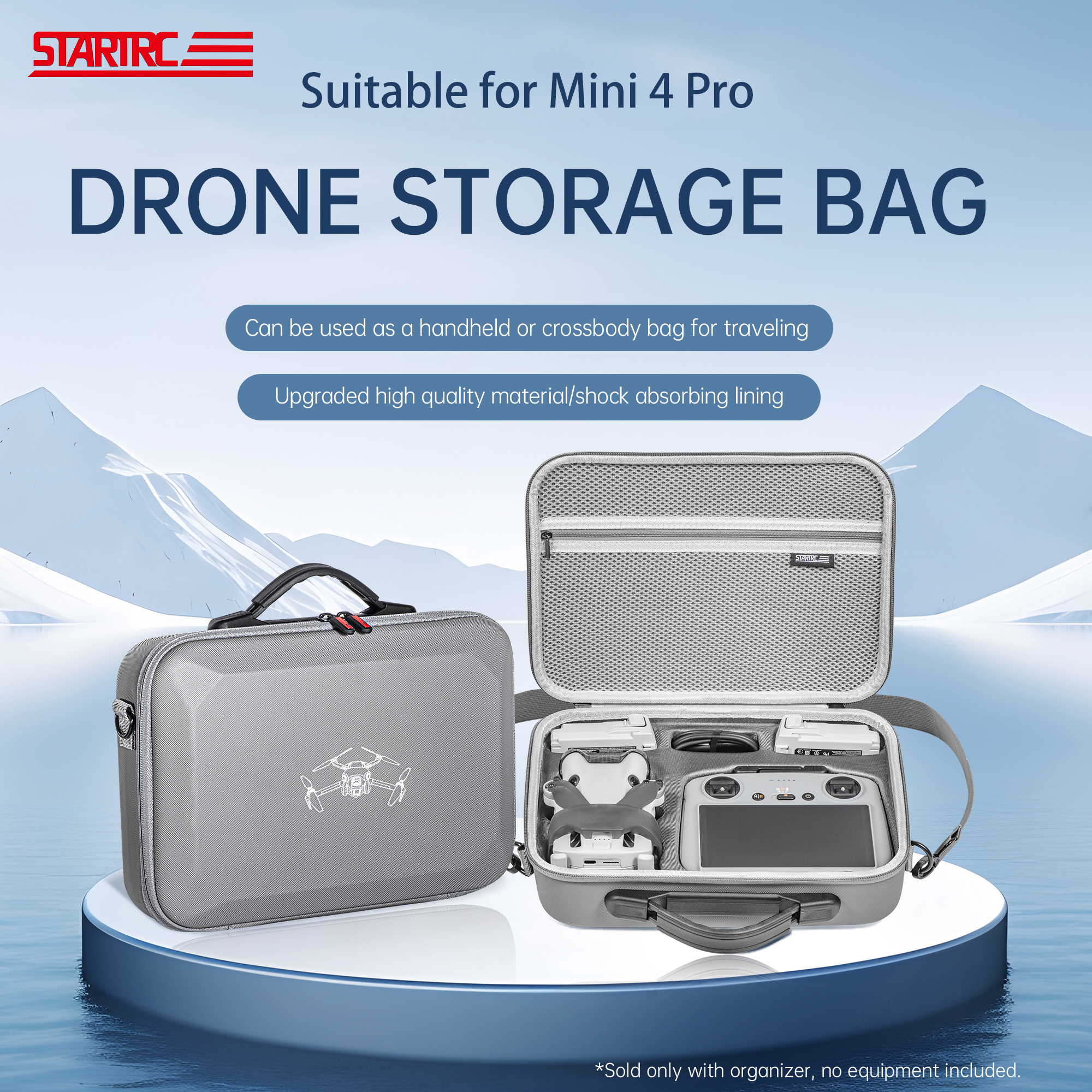 Mini 4 Pro Carrying Case, Trav - đánh giá và giá Drone Dji Rc N2