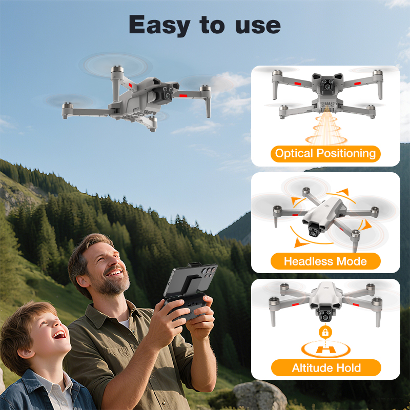 NEW Hot L017 Pro Drone Brushle - đánh giá và giá Drone Rc Holder