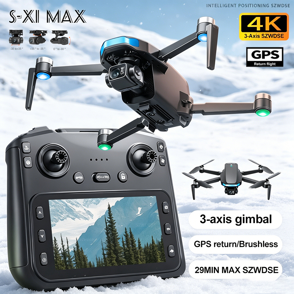 New S-X1 MAX Drone GPS 8K Prof - đánh giá và giá Drone Rc Holder