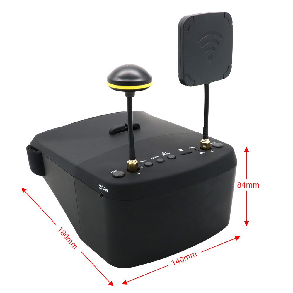 Ev800d 5.8g 40ch 5 Inch 800*48 - đánh giá và giá Fpv Goggles Headset