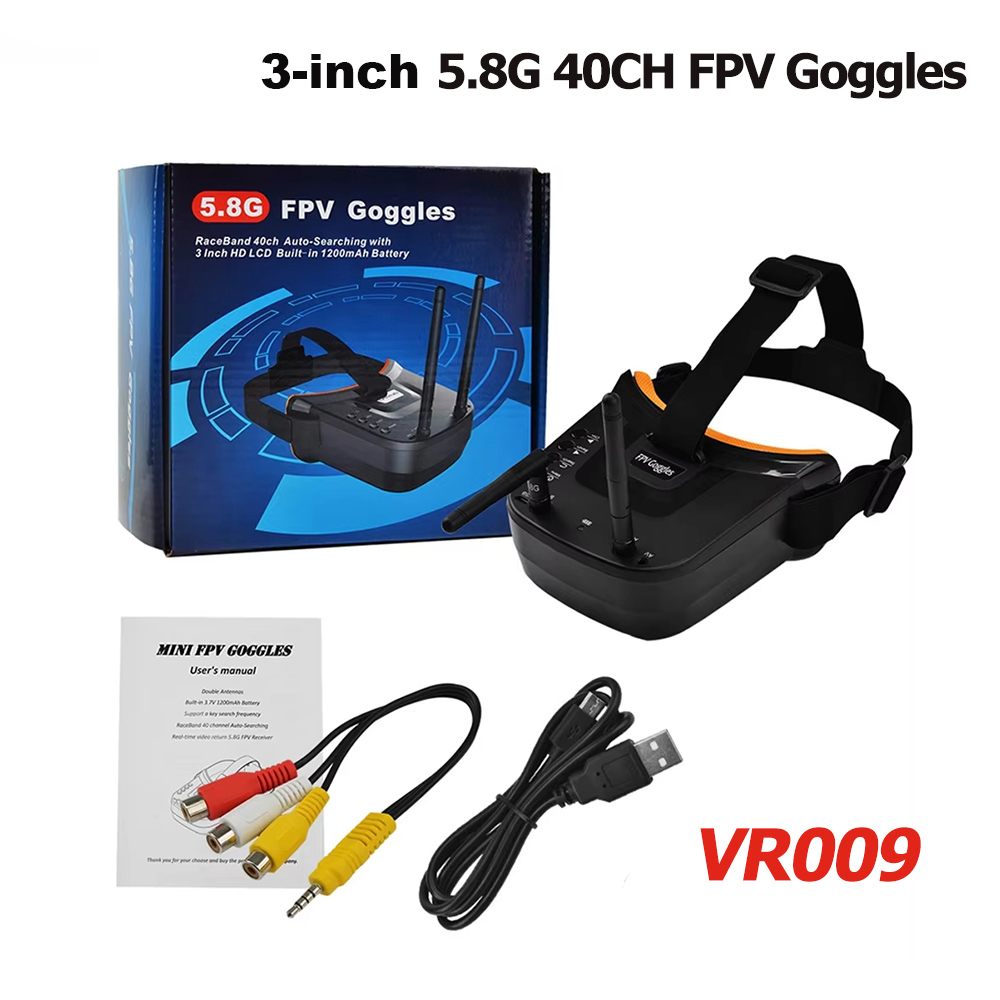 VR009 FPV Video Goggles 3Inch  - đánh giá và giá Nano Quad Fpv